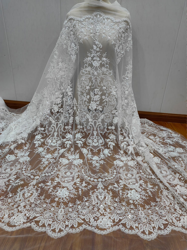 Embroidery Gradient - Wedding Gown High Quality Full Beaded