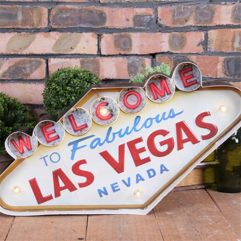 Embroidery Studio - Vintage decoation Las Vegas LED Neon