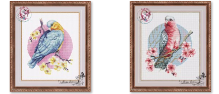 Dmc Floss Set - Cross stitch set, hand-embroidered on both