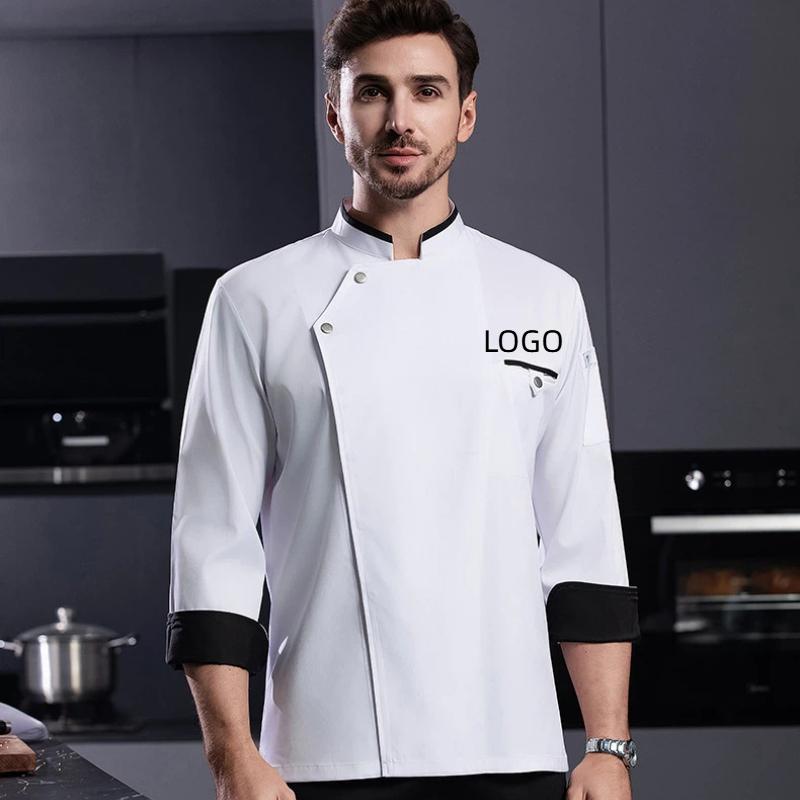 Embroidery Kitchen - Chef Uniform Work Clothes Long Sleeve