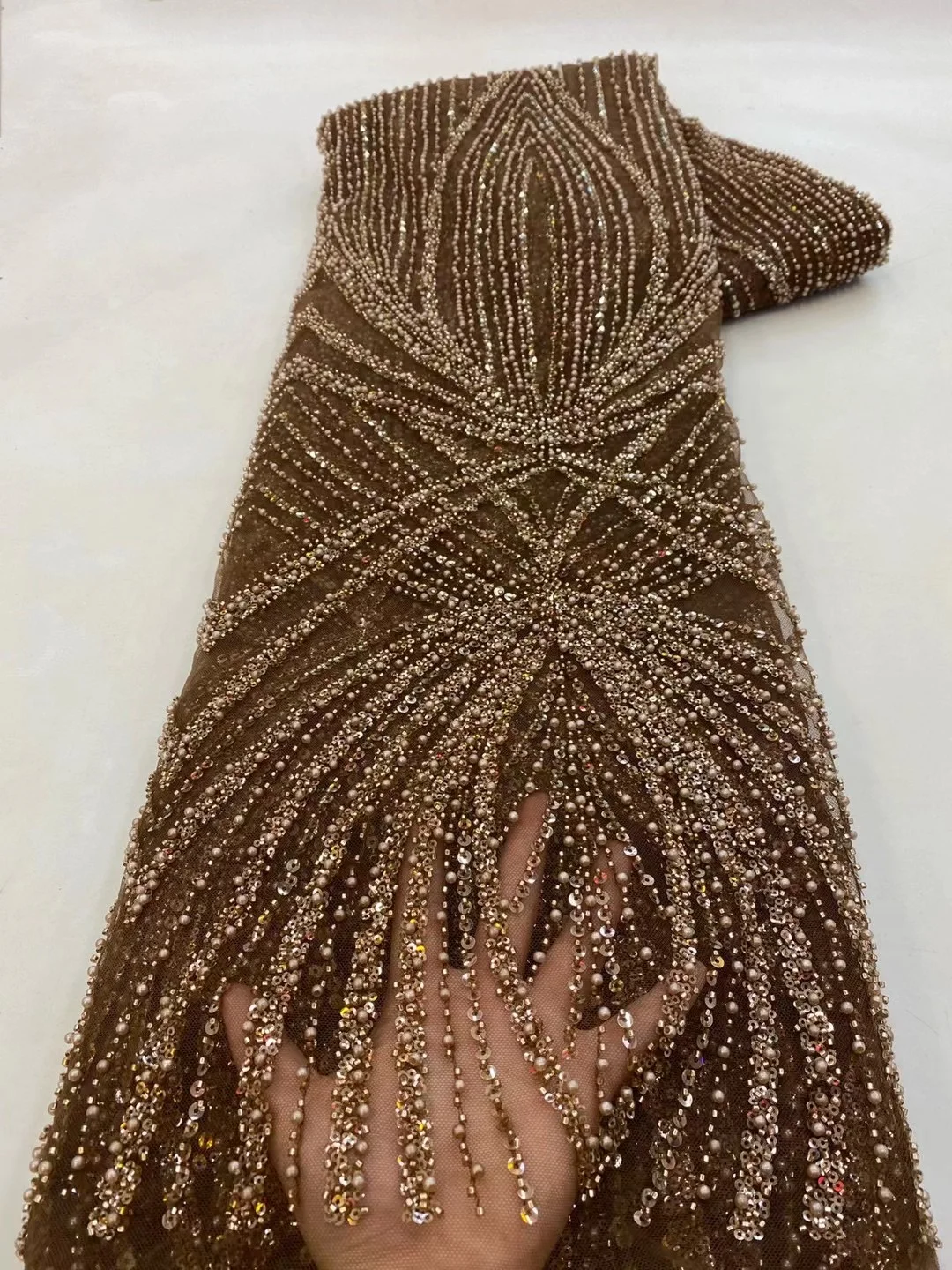 Embroidery Gradient - 2 yards High Quality African Sequins