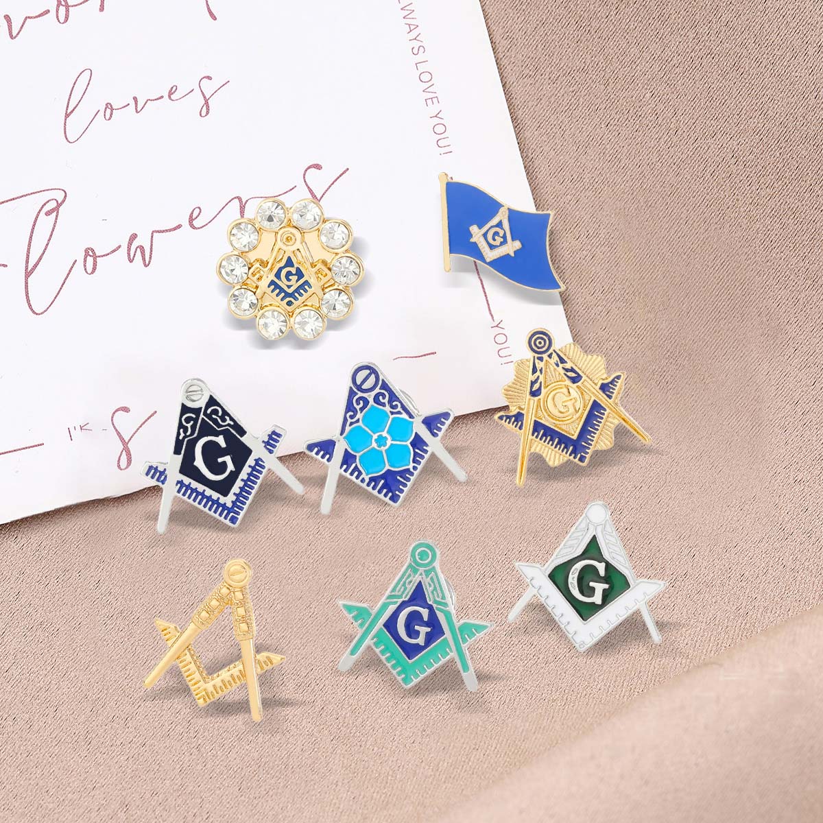 Embroidery Garment - Fashionable new style=chest, creative personality, diamond