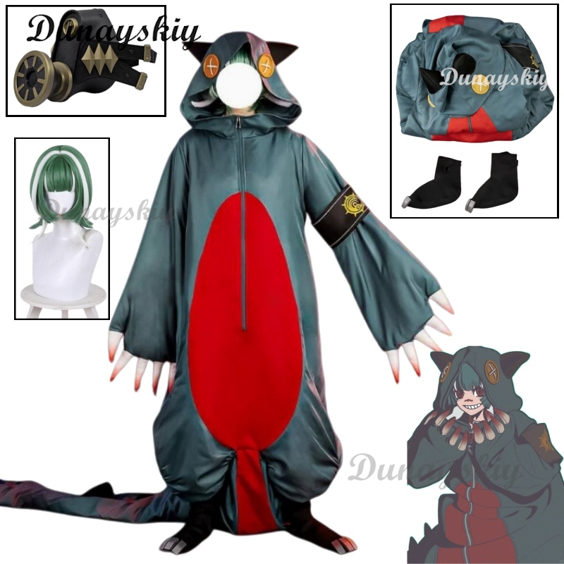 Embroidery Vest - Guita Gachiakuta Cosplay Outfit Wig Mask