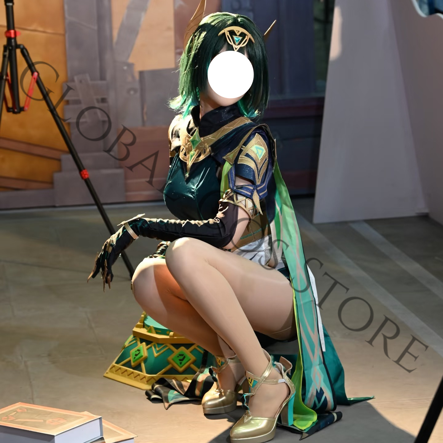 Nefer Cosplay Costume Full Set - đánh giá và giá Embroidery Skirt