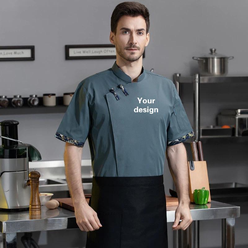 Summer Catering Short Sleeve B - đánh giá và giá Embroidery Kitchen