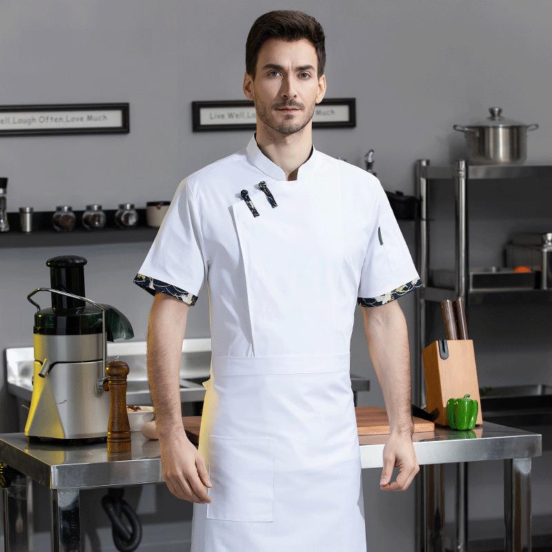 Summer Catering Short Sleeve B - đánh giá và giá Embroidery Kitchen