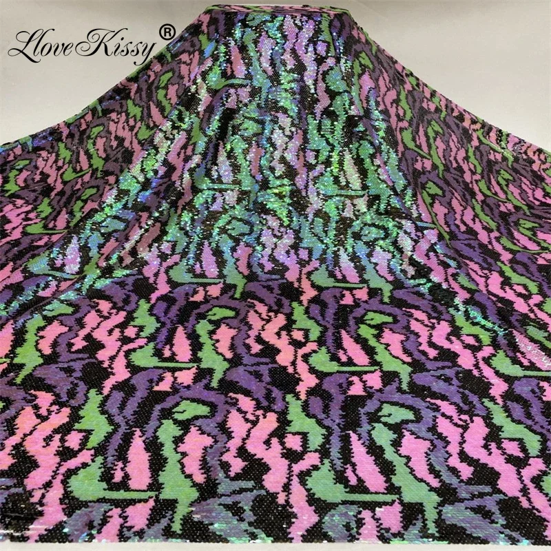 New Glitter Fabric Mesh Embroi - đánh giá và giá Embroidery Gradient
