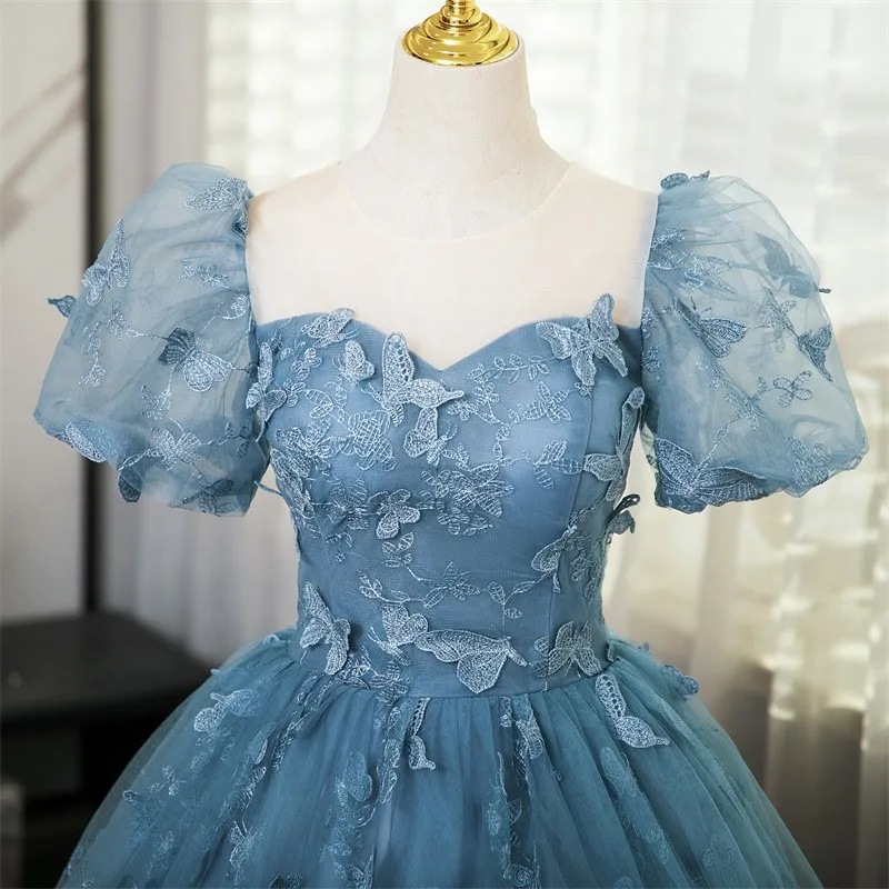 2026 New Women's Grey Blue Ban - đánh giá và giá Embroidery Skirt