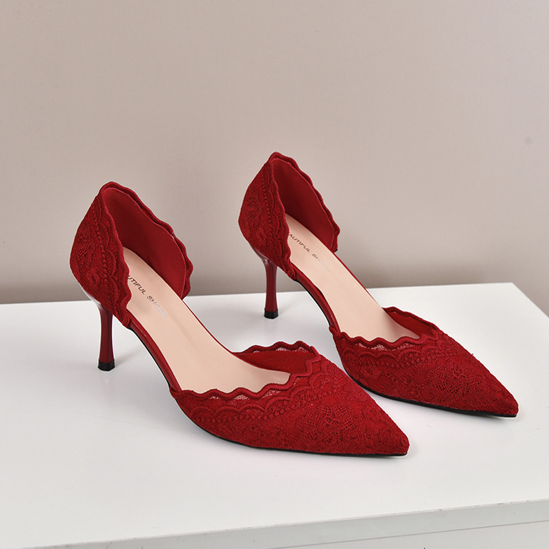 Luxury Red White Lace Embroide - đánh giá và giá Embroidery Red