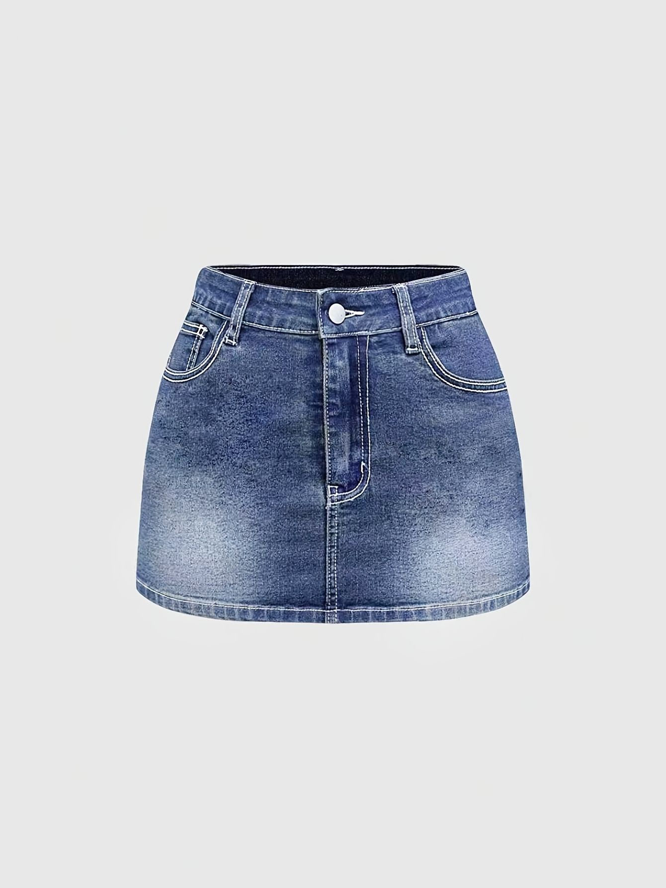 New Fashion Casual High Waist  - đánh giá và giá Embroidery Skirt