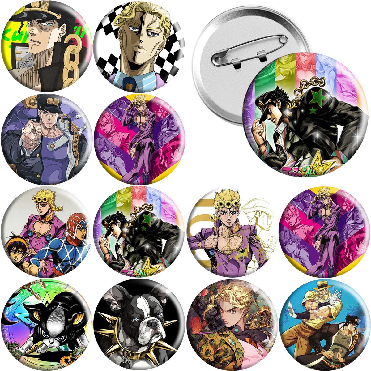 58mm JOJO Anime figure Round B - đánh giá và giá Embroidery Garment