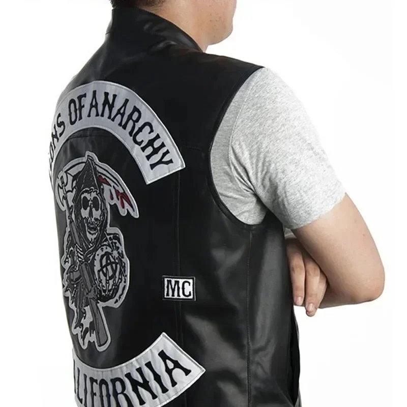 ABC123Leather Men Motorcycle C - đánh giá và giá Embroidery Garment