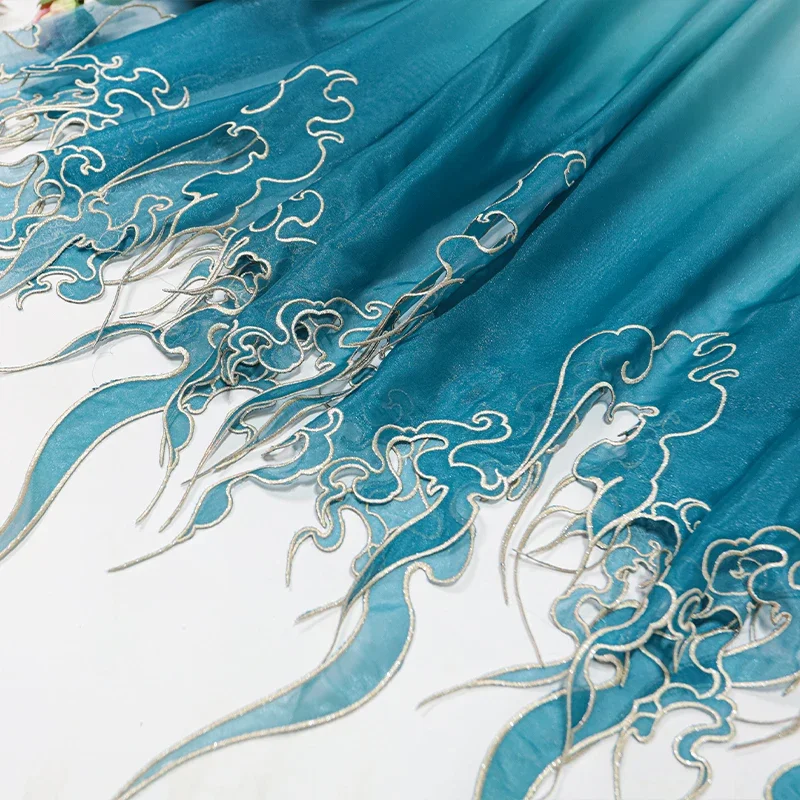 Chinese Style Embroidery Lotus - đánh giá và giá Embroidery Skirt