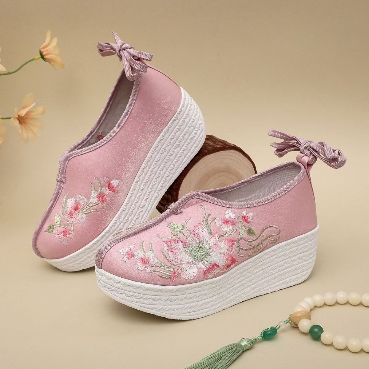Woman Ethnic Style Wedges Embr - đánh giá và giá Embroidery Skirt