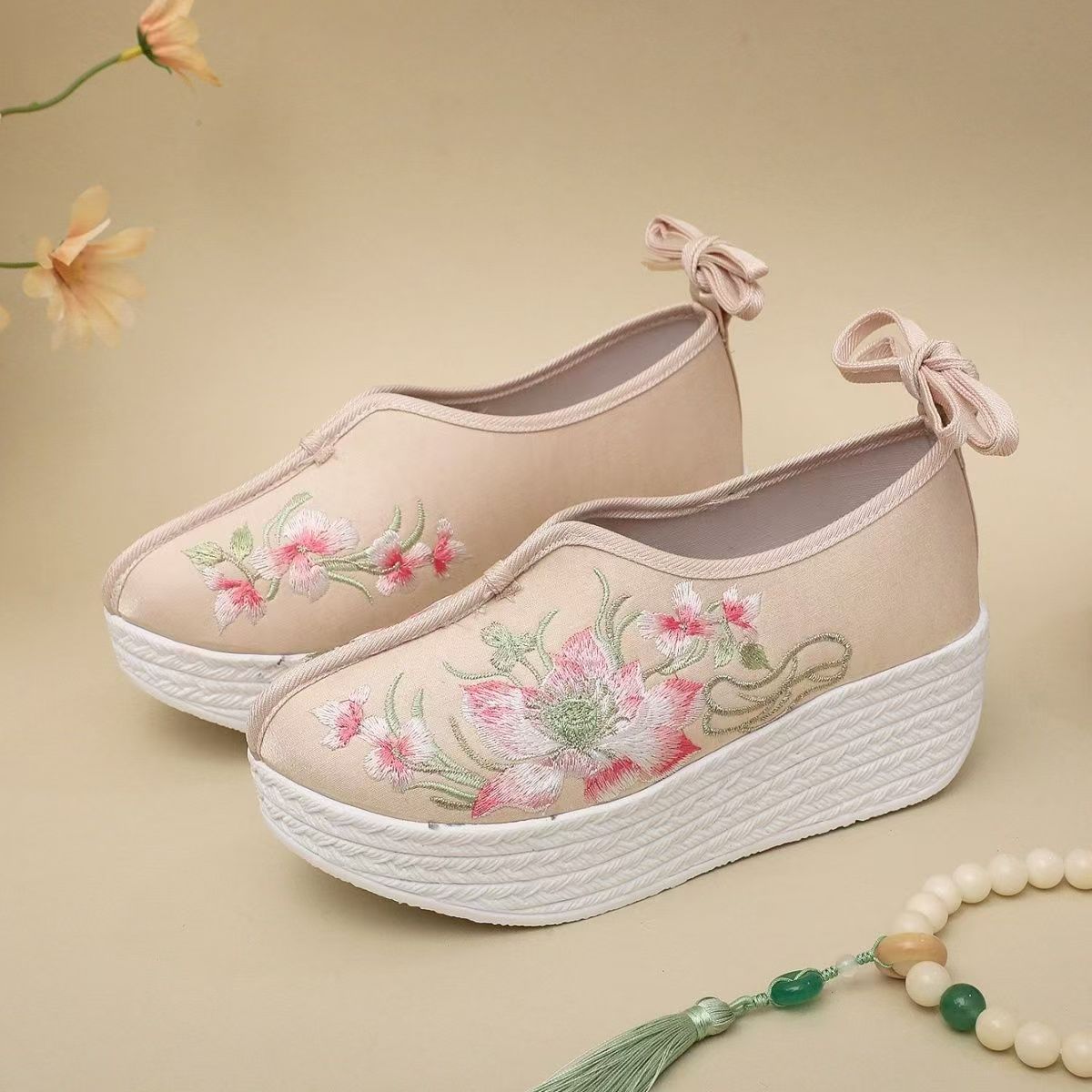 Woman Ethnic Style Wedges Embr - đánh giá và giá Embroidery Skirt