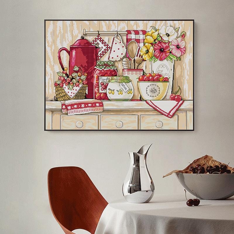 Ấm Cúng Nhà Bếp Được Tính Và Đ - đánh giá và giá Embroidery Kitchen