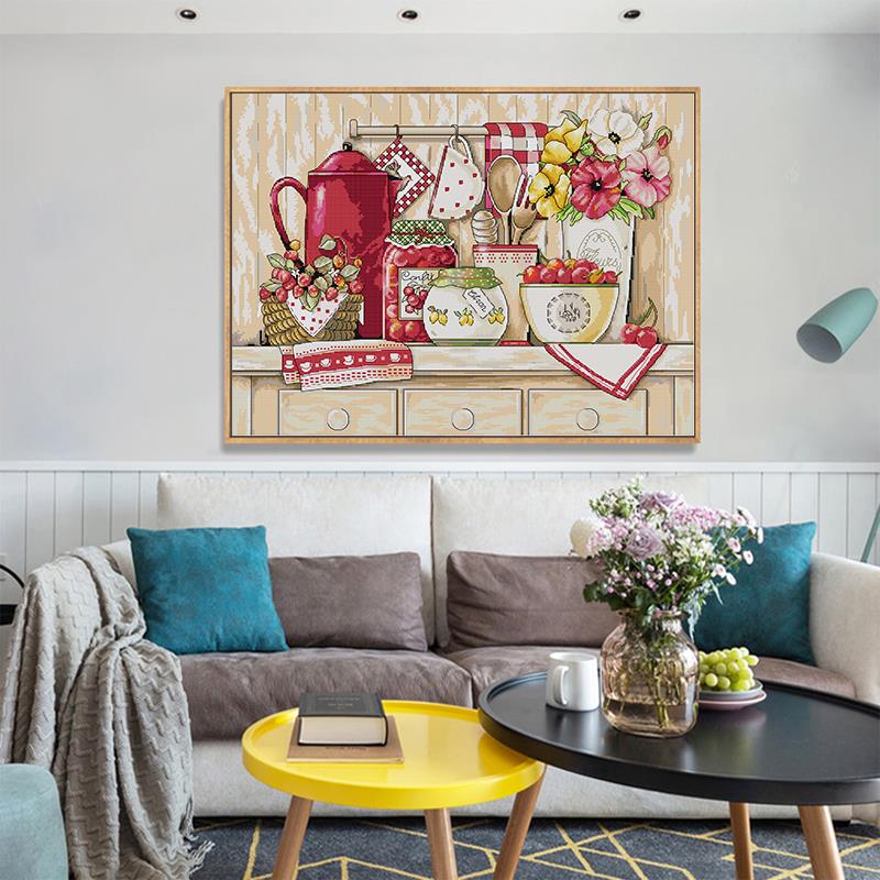 Ấm Cúng Nhà Bếp Được Tính Và Đ - đánh giá và giá Embroidery Kitchen