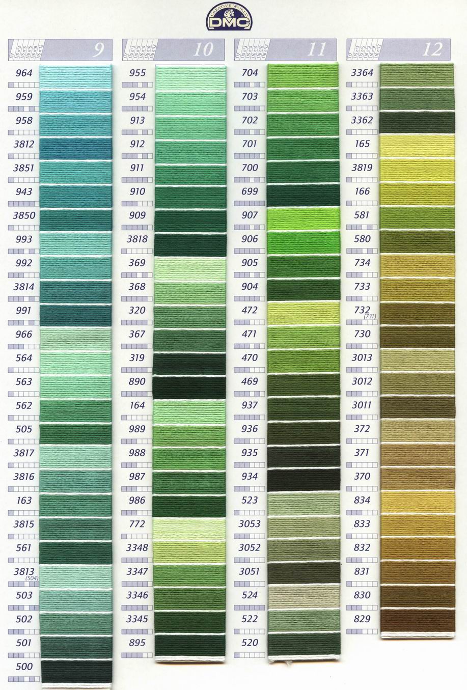 10PCS/COLOR  Set Cross Stitch  - đánh giá và giá Dmc Floss Set
