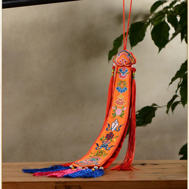 Tibetan Ribbon Flags Nepal Han - đánh giá và giá Embroidery Red