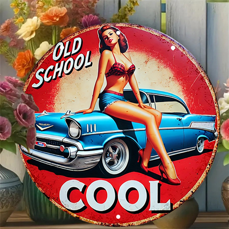 1pc Vintage Pin-Up Car & Cool  - đánh giá và giá Embroidery Red