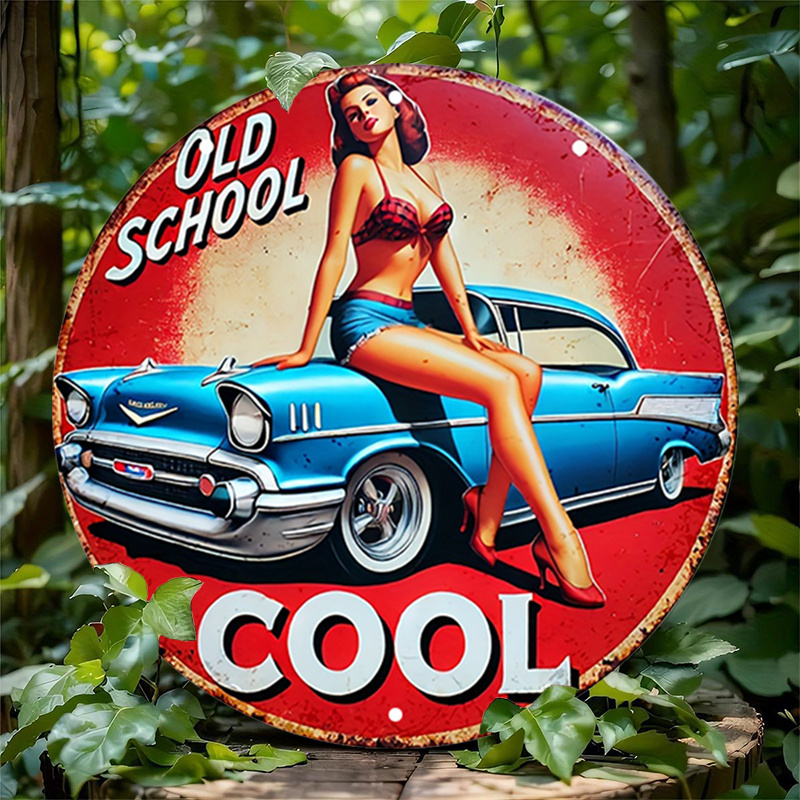 1pc Vintage Pin-Up Car & Cool  - đánh giá và giá Embroidery Red