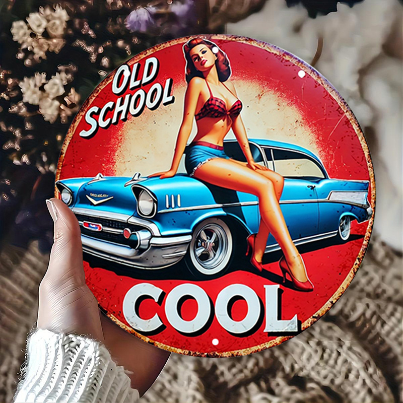 1pc Vintage Pin-Up Car & Cool  - đánh giá và giá Embroidery Red