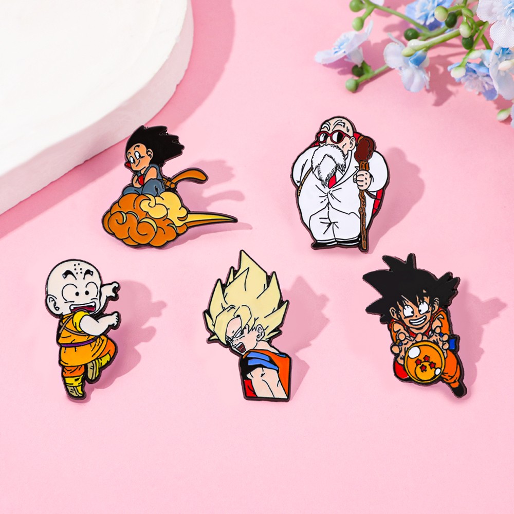 5 Pcs Classic Popular Anime Br - đánh giá và giá Embroidery Garment