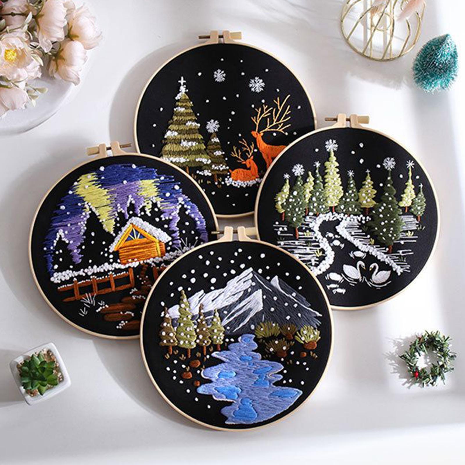 Christmas Embroidery Kit Easy  - đánh giá và giá Embroidery Kitchen