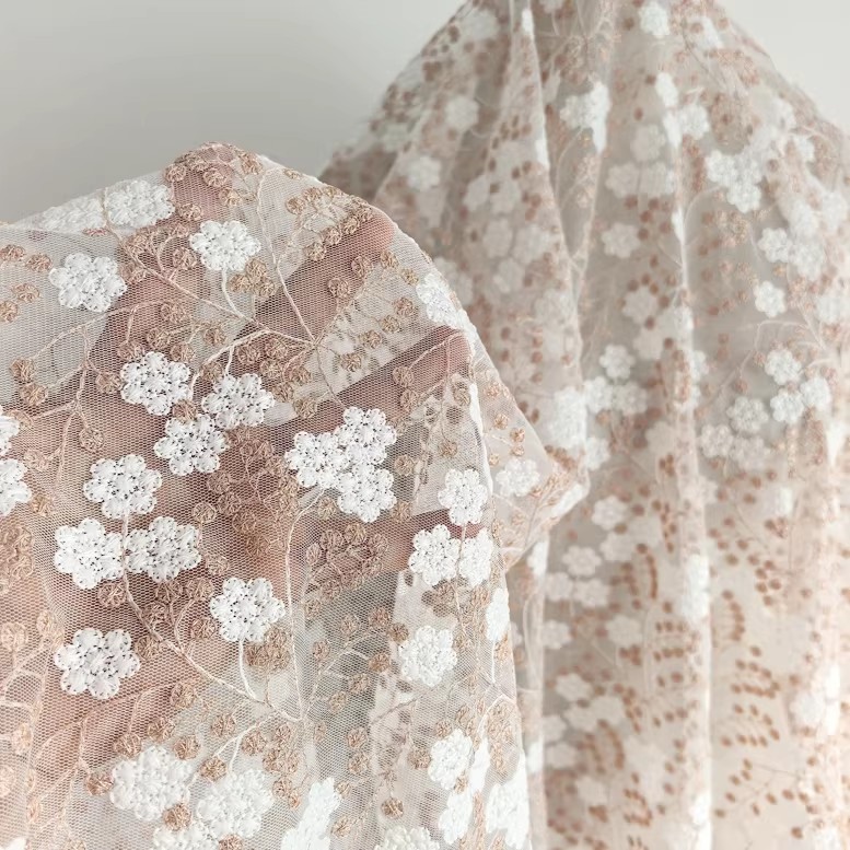 1yard 3D flower embroidery tel - đánh giá và giá Embroidery Skirt