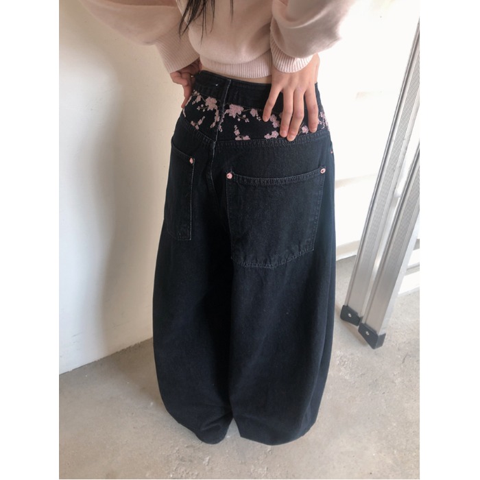 High Waist Sakura Embroidery W - đánh giá và giá Embroidery Jeans Sakura