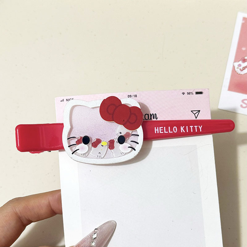 Hello Kitty Hair Clip Shaker B - đánh giá và giá Embroidery Red