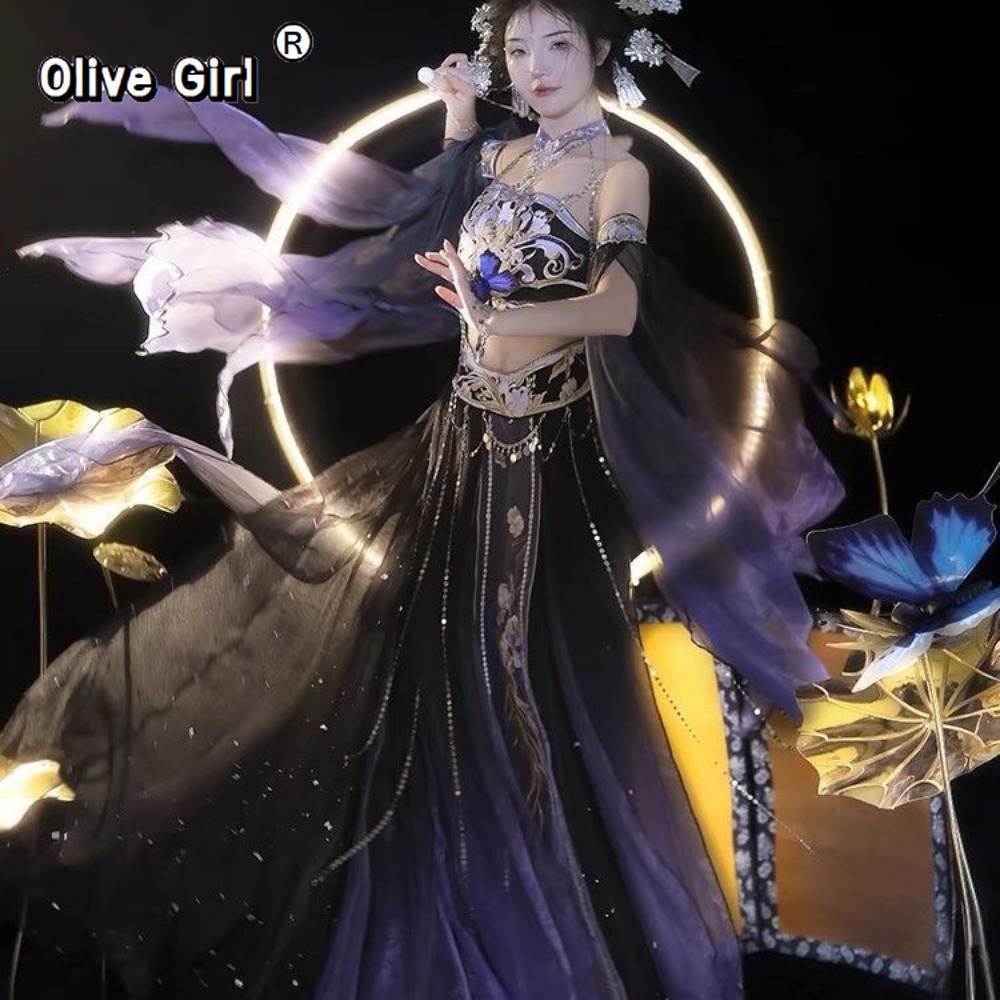 Hanfu Fairy Exotic Style Gradi - đánh giá và giá Embroidery Gradient