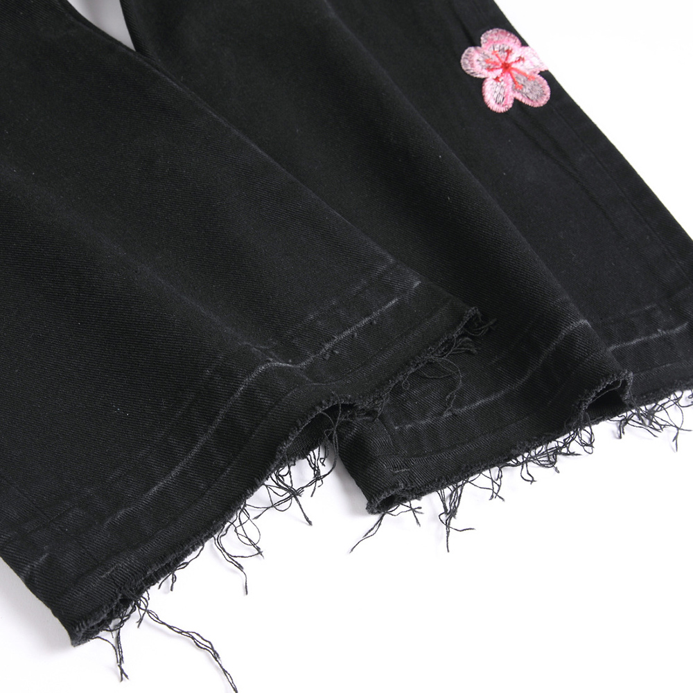Men Sakura Embroidery Denim Je - đánh giá và giá Embroidery Jeans Sakura