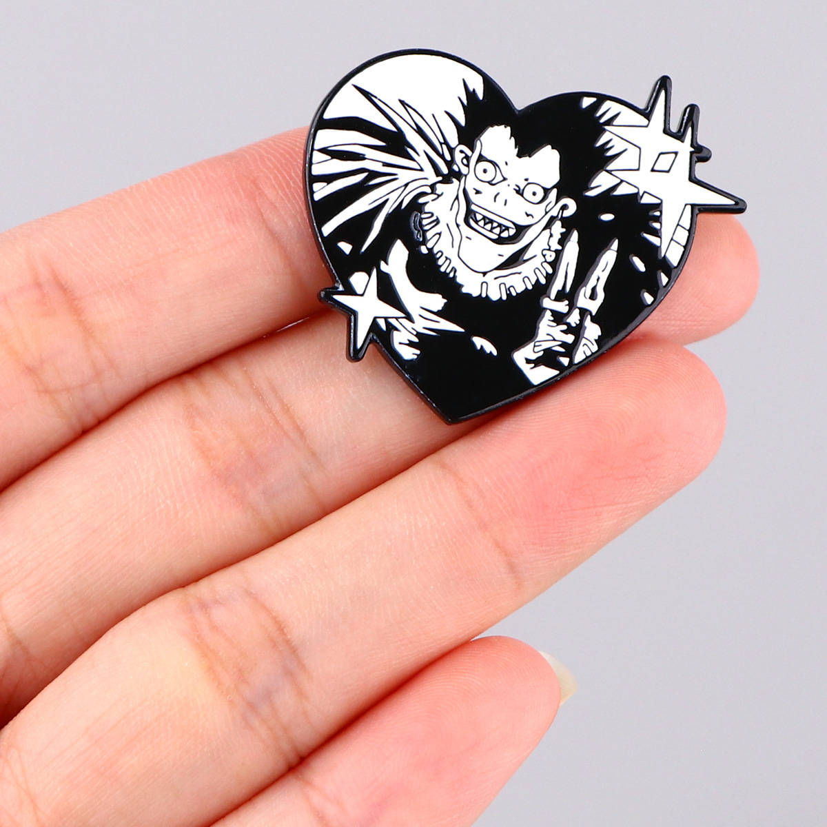 Metal Brooch Pin Death Note Ba - đánh giá và giá Embroidery Garment
