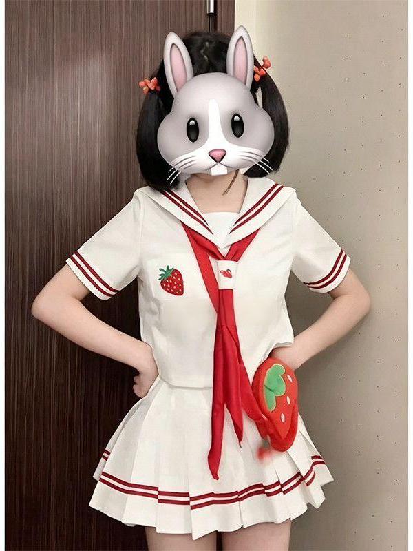 2026 Anime JK Uniform Strawber - đánh giá và giá Embroidery Red
