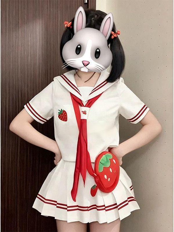 2026 Anime JK Uniform Strawber - đánh giá và giá Embroidery Red