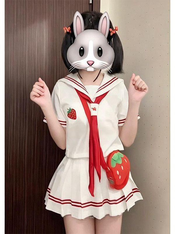 2026 Anime JK Uniform Strawber - đánh giá và giá Embroidery Red
