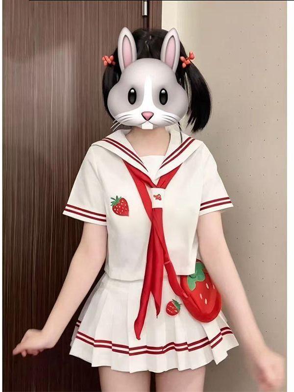2026 Anime JK Uniform Strawber - đánh giá và giá Embroidery Red