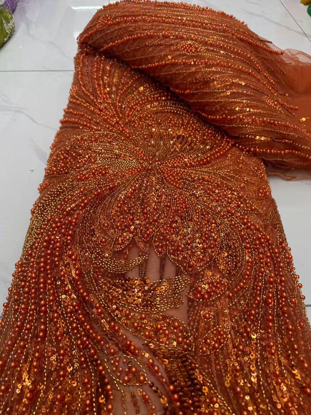 2026 African Sequins Beaded La - đánh giá và giá Embroidery Gradient