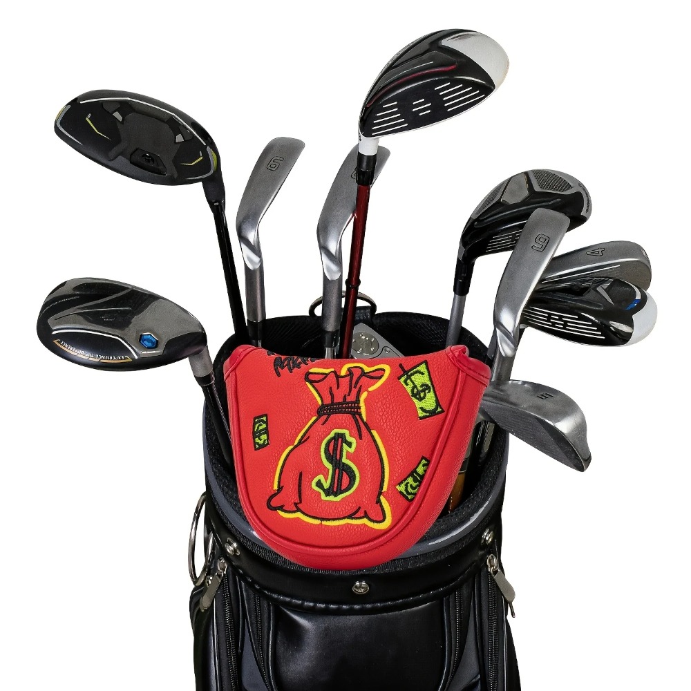 Golf Putter Cover | Half Round - đánh giá và giá Embroidery Red