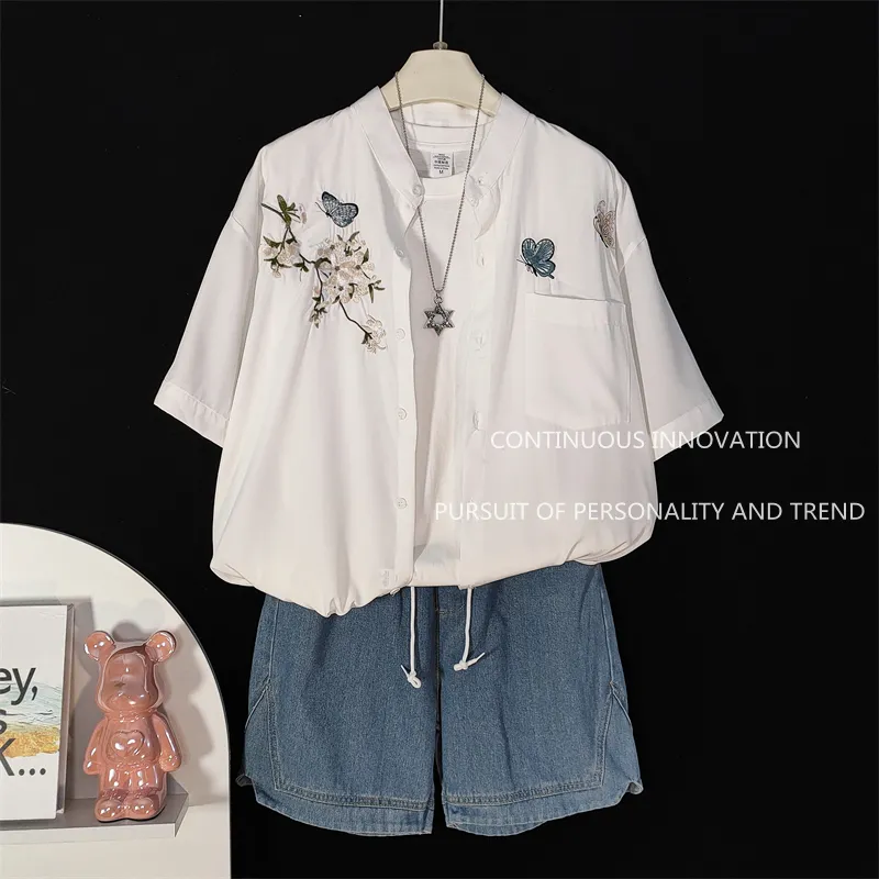 Men's 3 Piece Set Chinese Styl - đánh giá và giá Embroidery Shirt