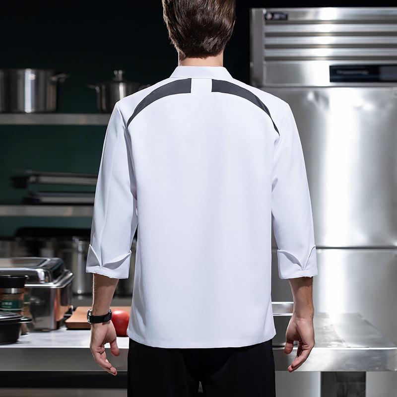 Breathable Long Sleeves Chef U - đánh giá và giá Embroidery Kitchen