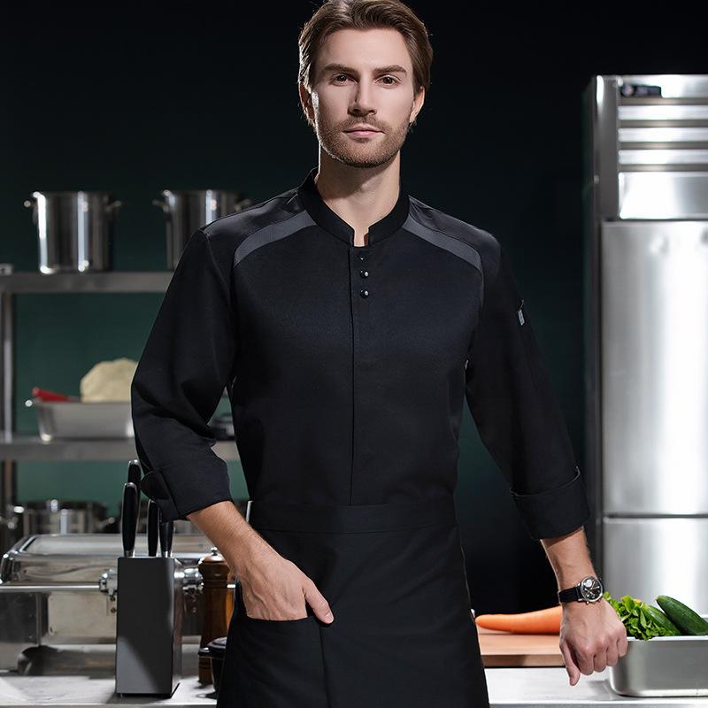Breathable Long Sleeves Chef U - đánh giá và giá Embroidery Kitchen