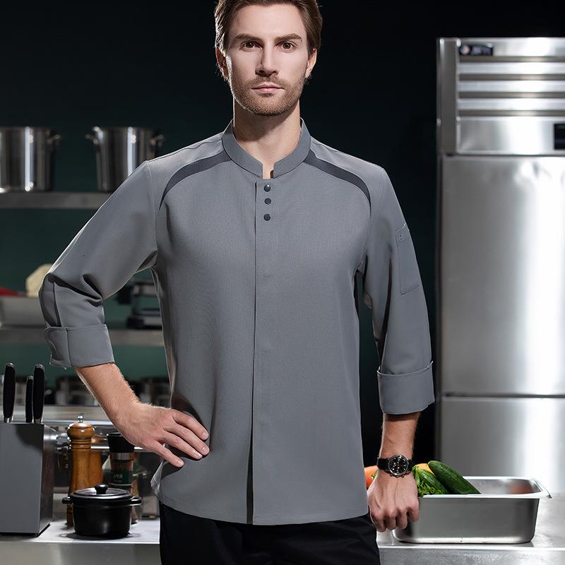 Breathable Long Sleeves Chef U - đánh giá và giá Embroidery Kitchen