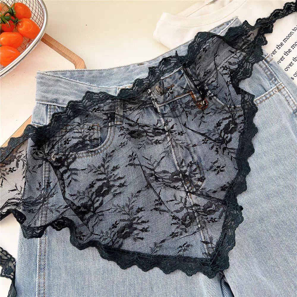 Harajuku Y2K Triangle Apron Em - đánh giá và giá Embroidery Skirt