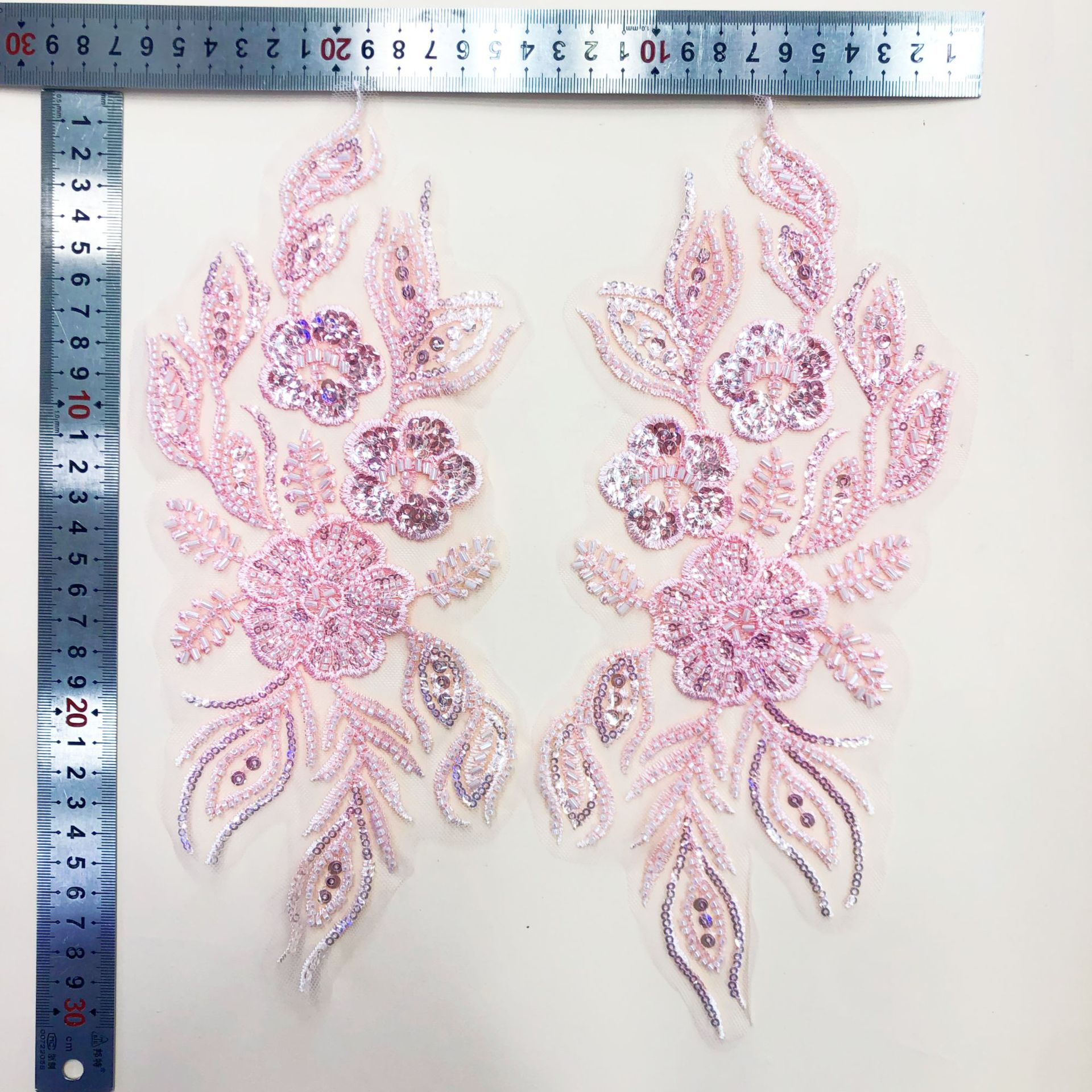 Glitter Lace Fabric Trim with  - đánh giá và giá Embroidery Gradient
