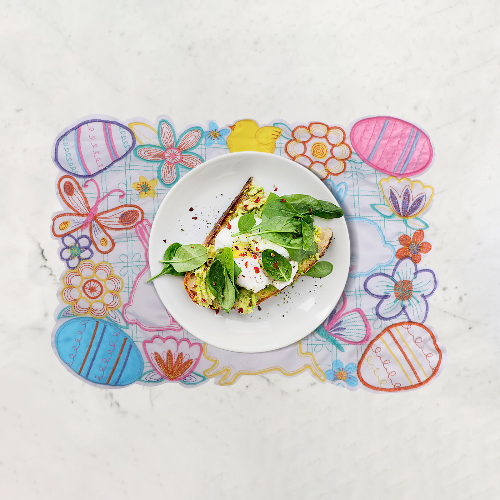 1Pcs Rabbit Easter Egg Placema - đánh giá và giá Embroidery Kitchen
