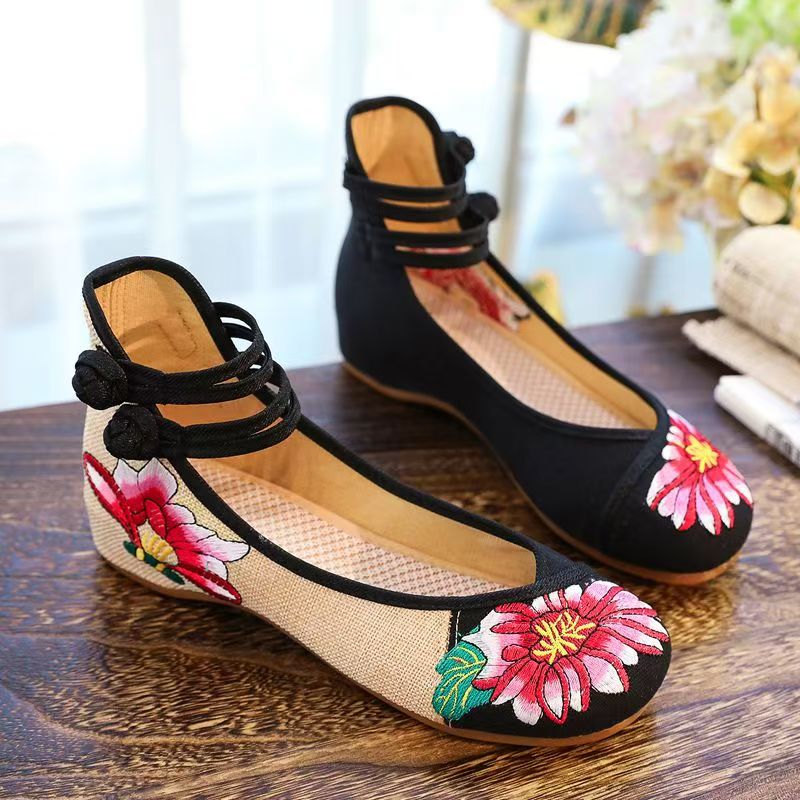 Woman Wedges Embroidered Cloth - đánh giá và giá Embroidery Skirt
