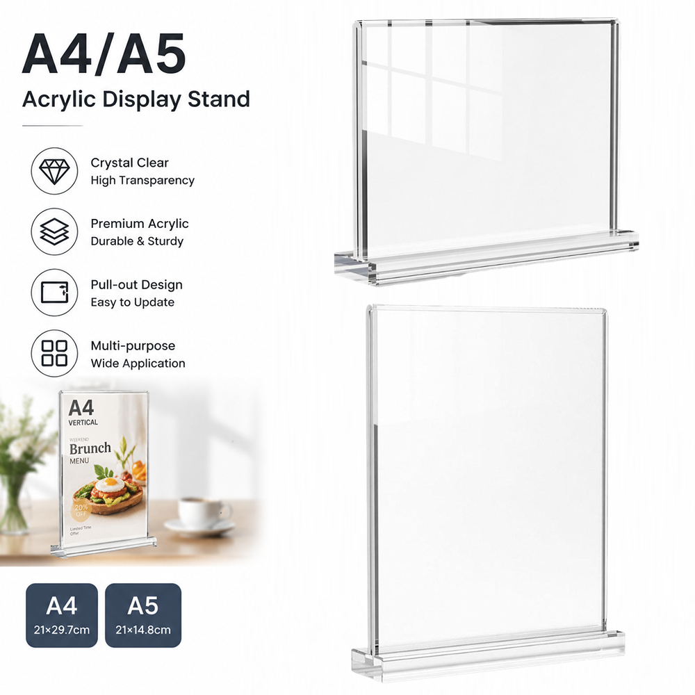 Transparent Acrylic A4/A5 Desk - đánh giá và giá Embroidery Studio